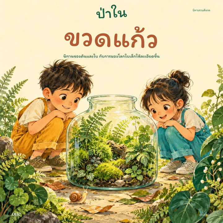 ป่าในขวดแก้ว — เด็กและธรรมชาติ ฉบับตัวอย่าง