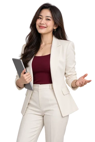 Fictional instructor portrait for the design preview