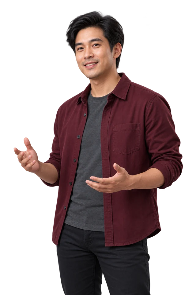 Fictional person used to preview the instructor presentation