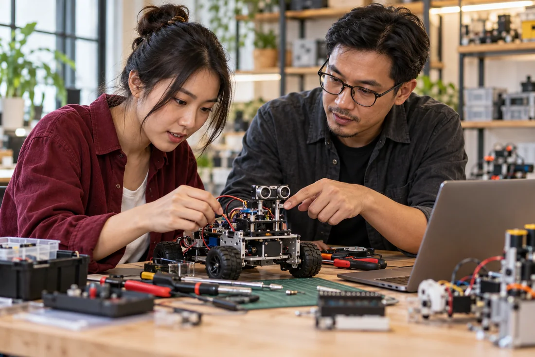 Illustrative robotics and equipment learning